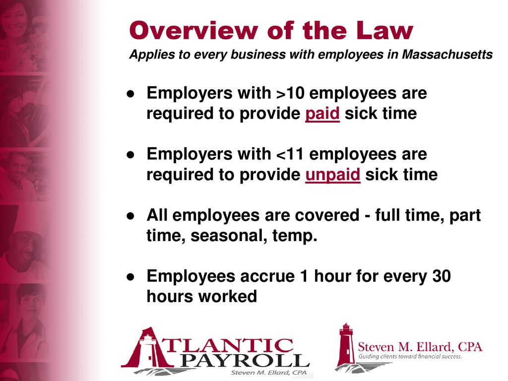 Massachusetts’ Sick Time Law ppt download